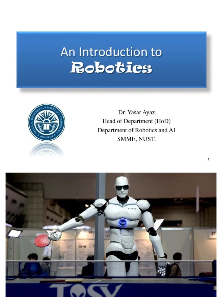 01 - Introduction To Robotics | PDF