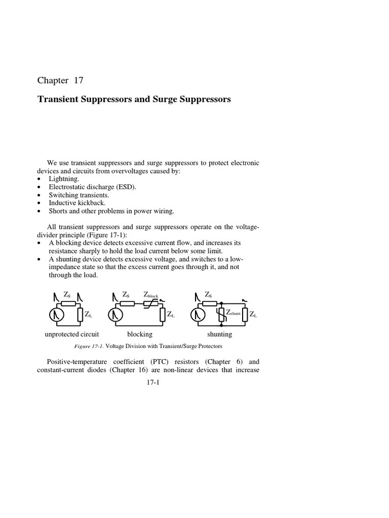 Transient Surge Capacitor Electrical Components