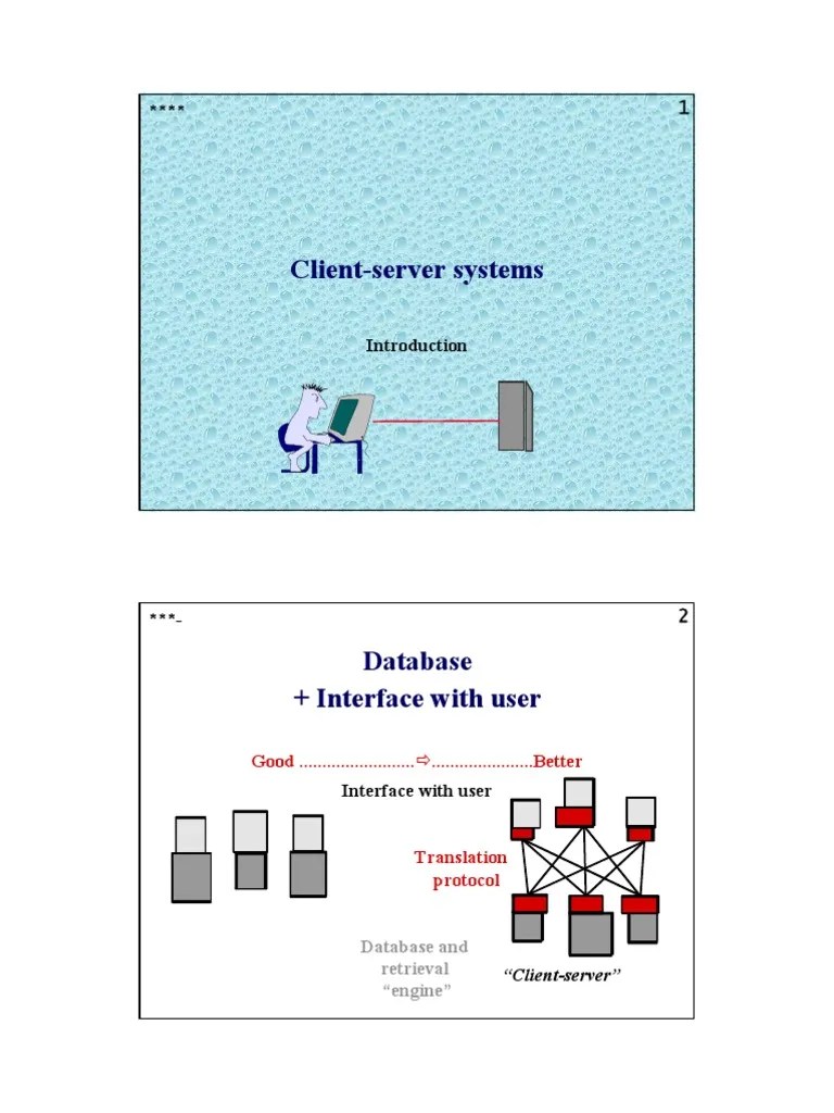 Client Server PDF | PDF | Client–Server Model | Client (Computing)