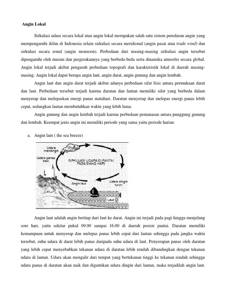 Angin Lokal | PDF