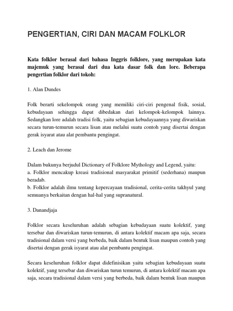 Contoh penggunaan kata baku dalam kalimat, contoh beberapa kegiatan yang harus. Foklor Lisan Pdf