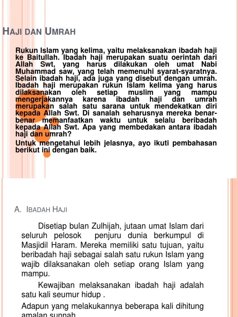 Sebutkan 3 Hikmah Haji Dan Umrah - Coba Sebutkan
