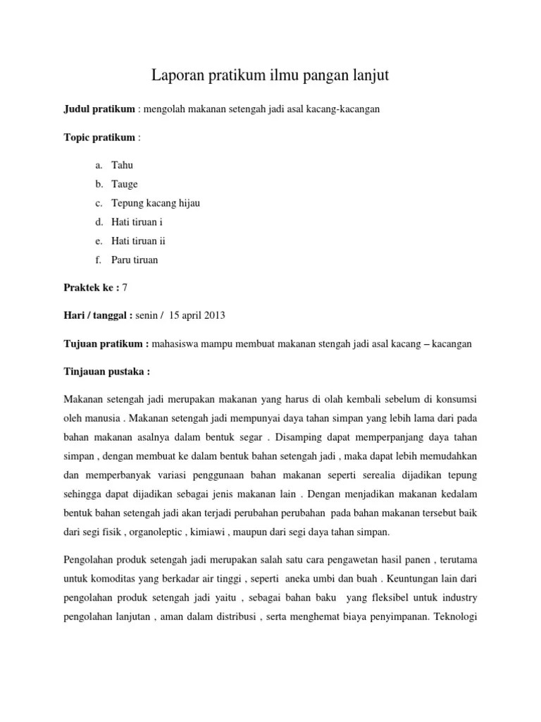 Contoh Makanan Setengah Jadi Dari Serealia – Berbagai Contoh