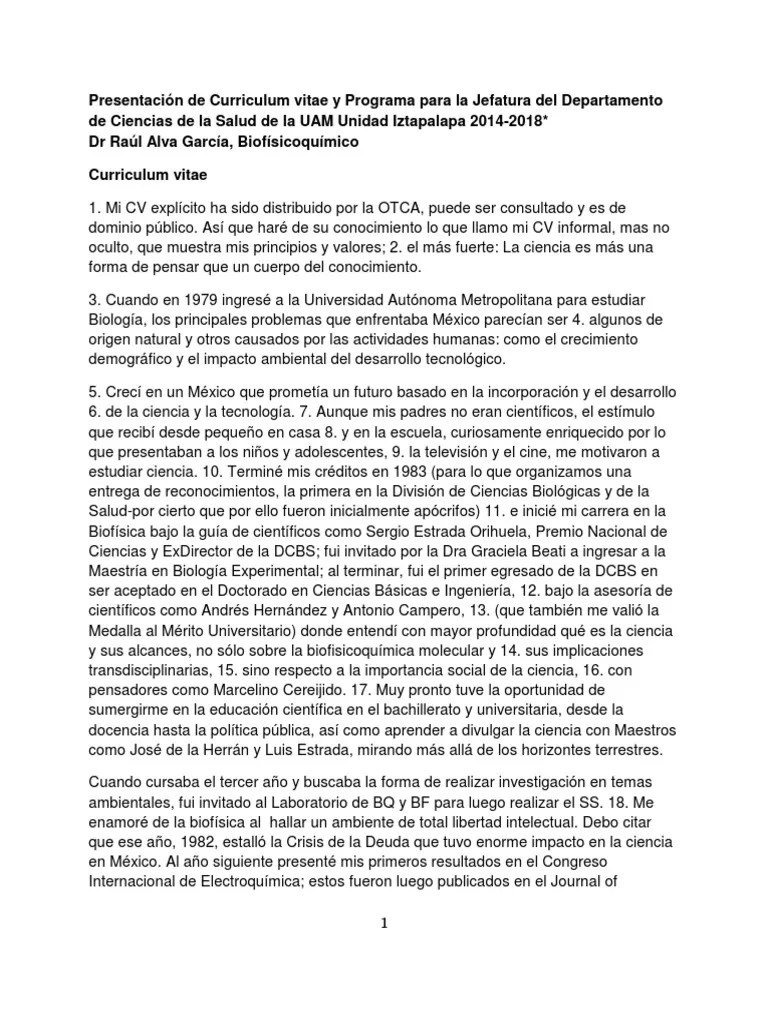 139fc15 Curriculum Vitae Doctor En Ciencias Wiring Library