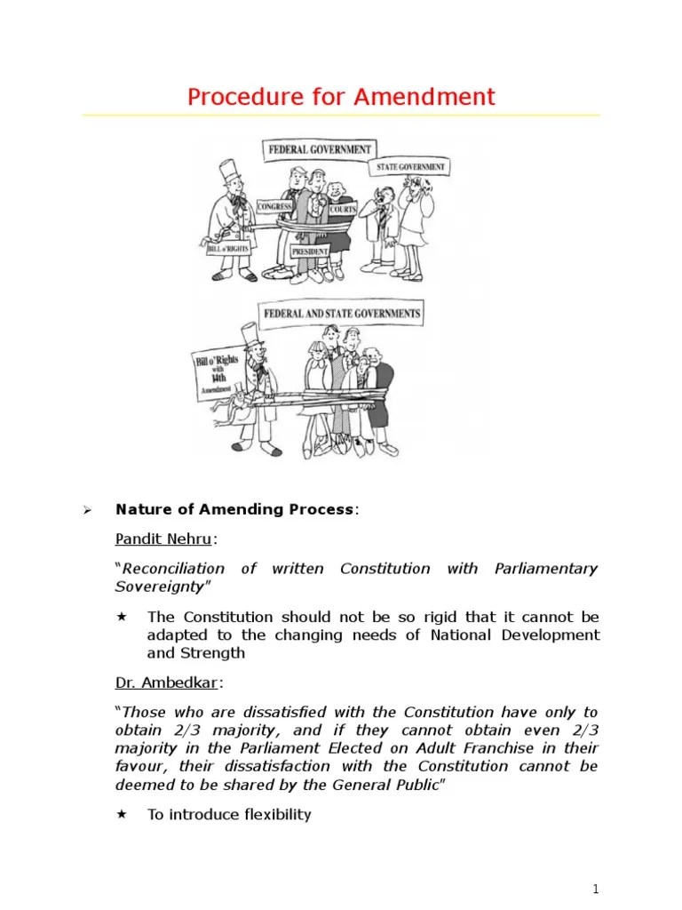 10 - Procedure For Amendment | PDF | Virtue | Common Law