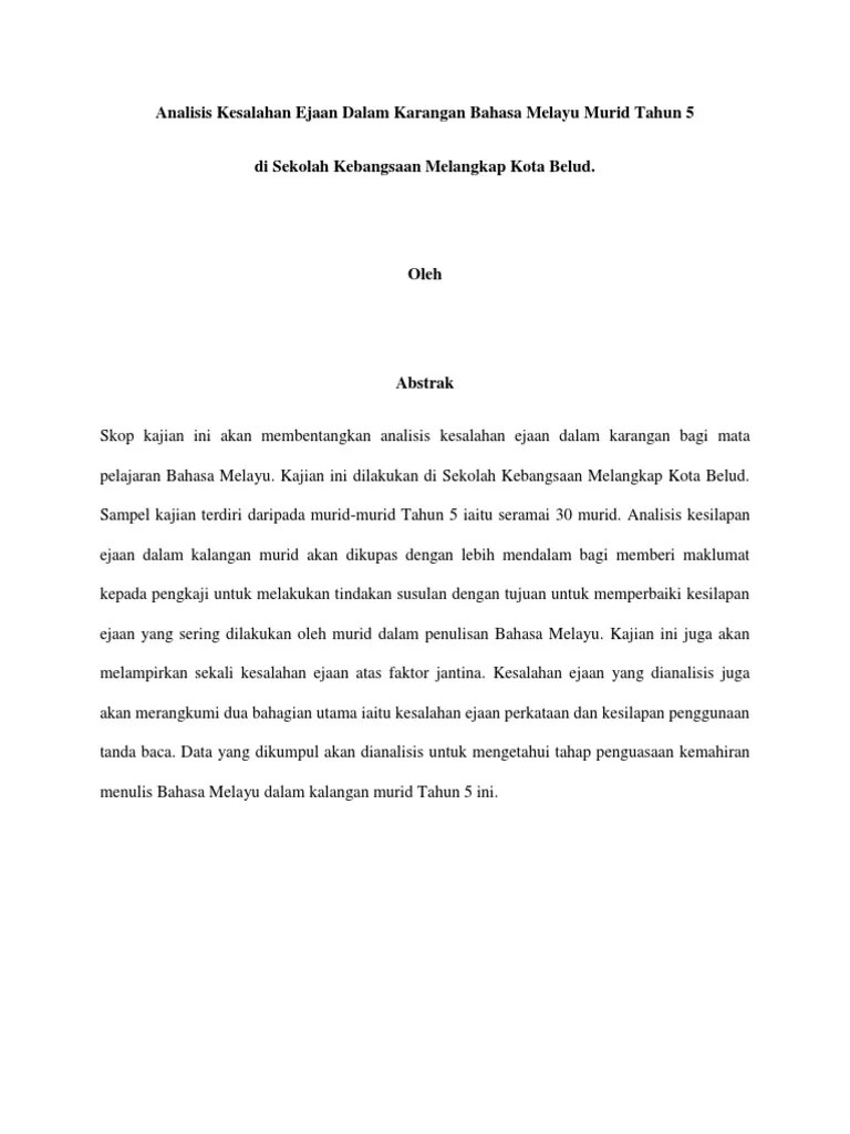 Contoh Soal Menunjukkan Kesalahan Penggunaan Ejaan Cute766