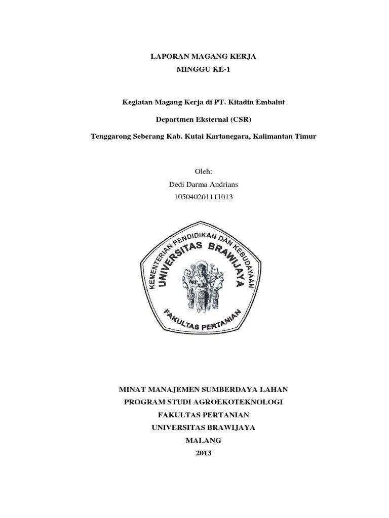 Selanjutnya persilahkan kami, himanika kabinet bahagia untuk menyampaikan laporan pertanggungjawaban (lpj) yang telah kami susun . Magang Fp Ub Mingguan Pdf