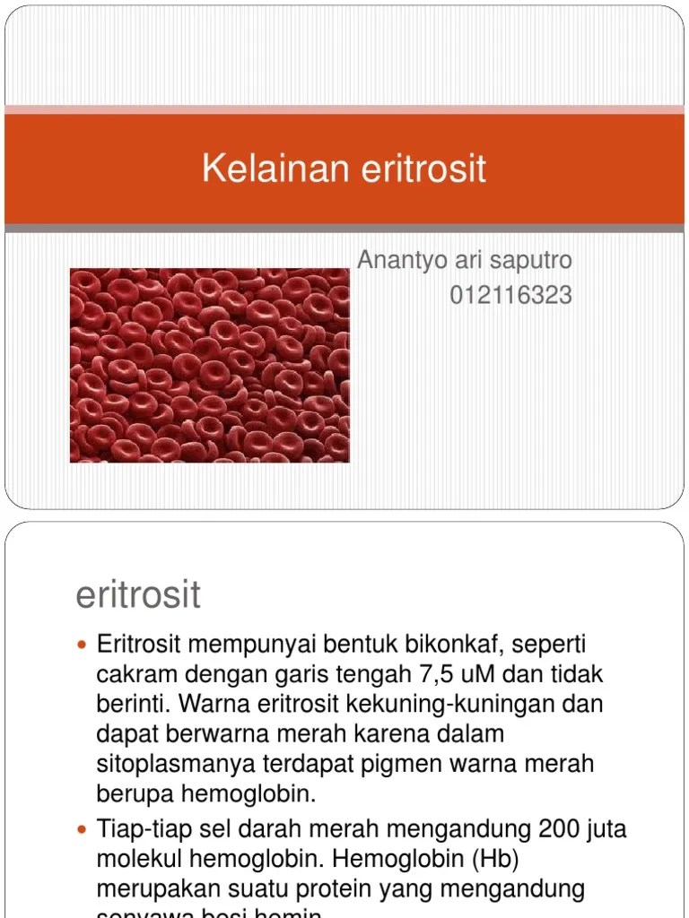Kelainan Eritrosit | PDF