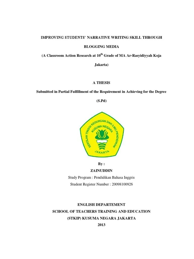 Pengaruh penggunaan media pembelajaran pendidikan agama islam terhadap prestasi. Contoh Skripsi Pendidikan Bahasa Inggris Pdf Contoh Makalah Terbaru 2021 Info Wisata Terbaru