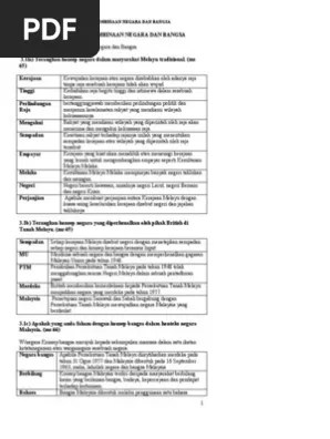 Bab 1, 2, 3, 4, 5, 6, 7, 8, 9, 10. Nota Sejarah Tingkatan 5 Bab 3 Kesedaran Pembinaan Negara Dan Bangsa Pdf