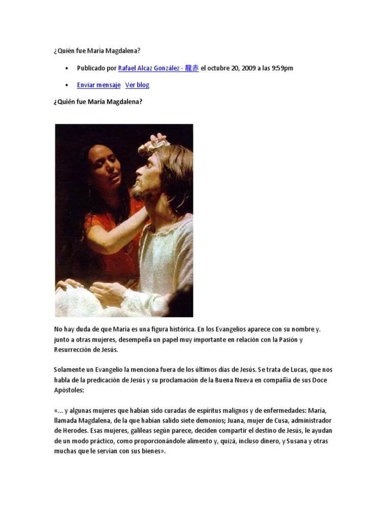 Quién Fue María Magdalena | María Magdalena | María, Madre De Jesús