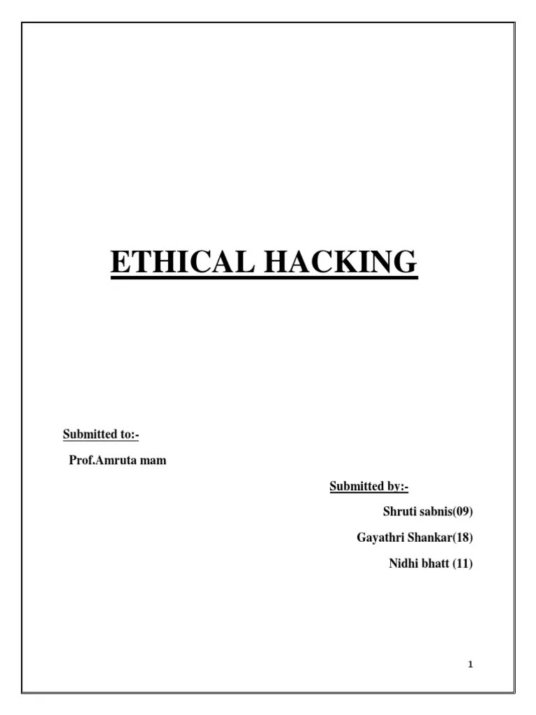 Ethical Hackingpptx Pdf White Hat Computer Security Security Hacker - Stunning 4K Space Images | Free Download