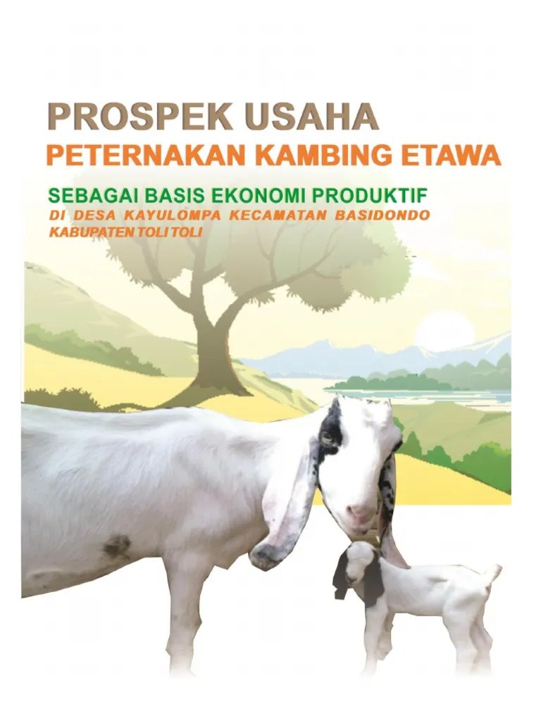 Proposal Pengembangan Usaha Peternakan Kambing Etawa Di Desa Kayulompa 