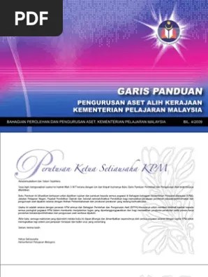 Sistem pemantauan pengurusan aset (sppa) dan sistem pemantuan pengurusan stor (spps) adalah aplikasi yang dibangunkan untuk tujuan kawalan dan pemantauan aset . Garis Panduan Pengurusan Aset Kpm Pdf