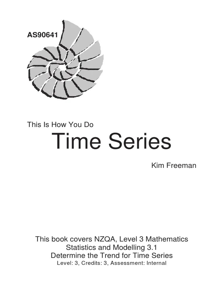 Time Series: This Is How You Do | PDF | Seasonality | Mean