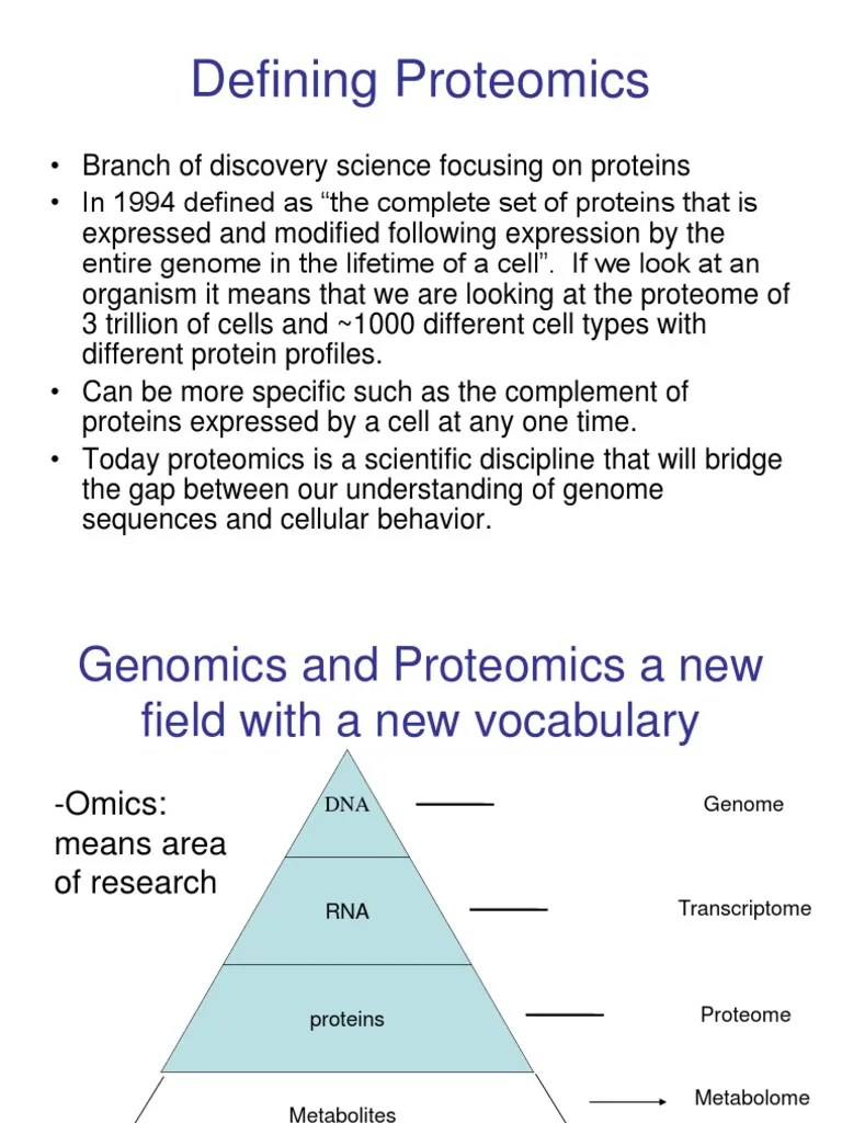 Proteomics-introduction.ppt | Proteomics | Bioinformatics
