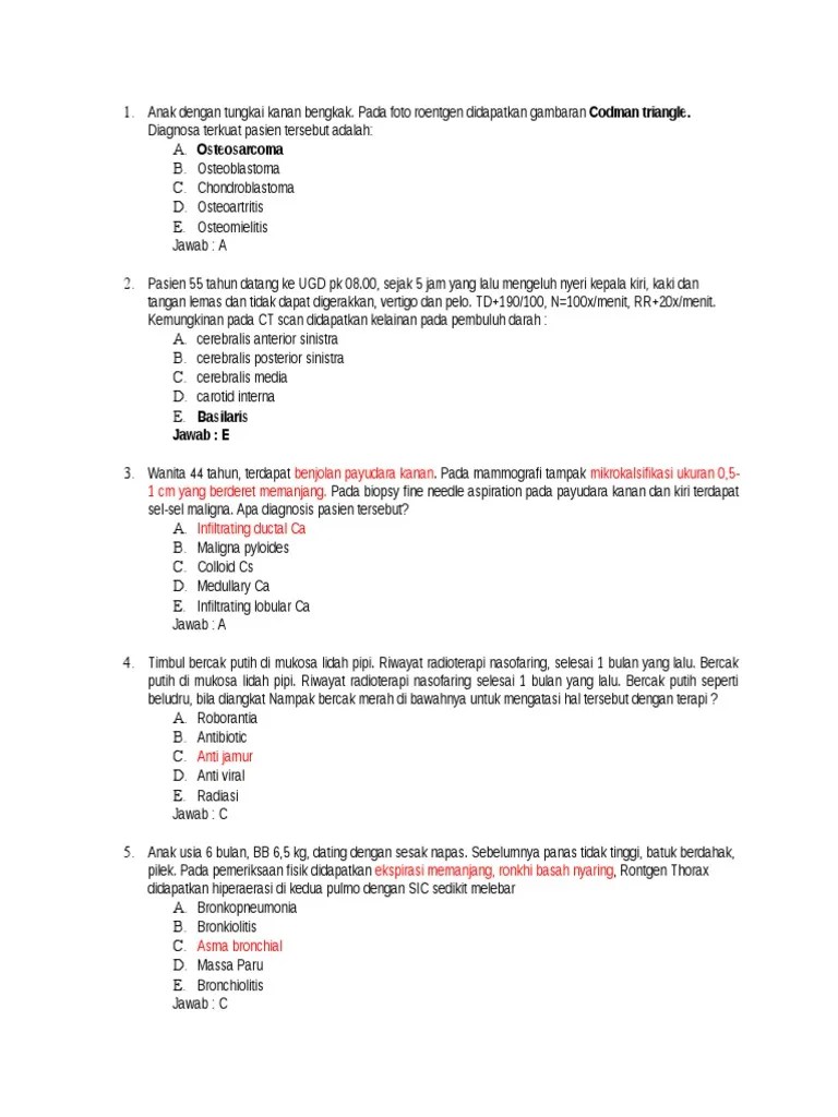 Latihan soal akm numerasi 11. Bermacam Macam Kumpulan Soal Ukdi Radiology