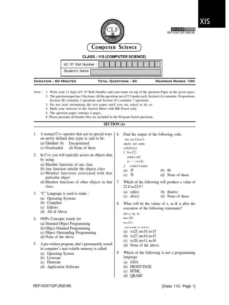 Kegiatan minggu i kegiatan latihan minggu. International Informatics Olympiad C Programming Language C