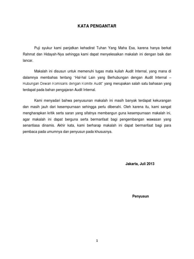 Companies rely on these policies to safeguard operating assets against the risks of theft and obsolescence. Dewan Komisaris Dan Komite Audit Pdf