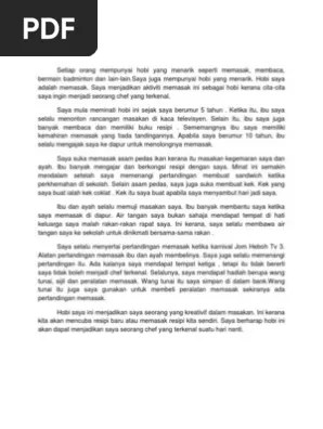 Ikan napoleon, ikan capungan banggai, ikan hiu lanjaman. Hobi Saya Karangan Pdf