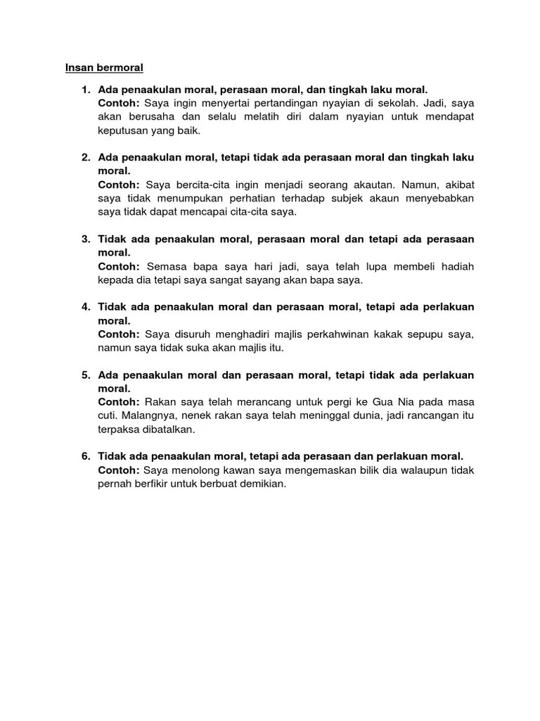 Ask study questions in english and get your answer as fast as 30min for free. Insan Bermoral Pdf