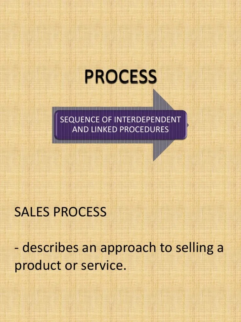 Sales Process | PDF | Sales | Market Segmentation
