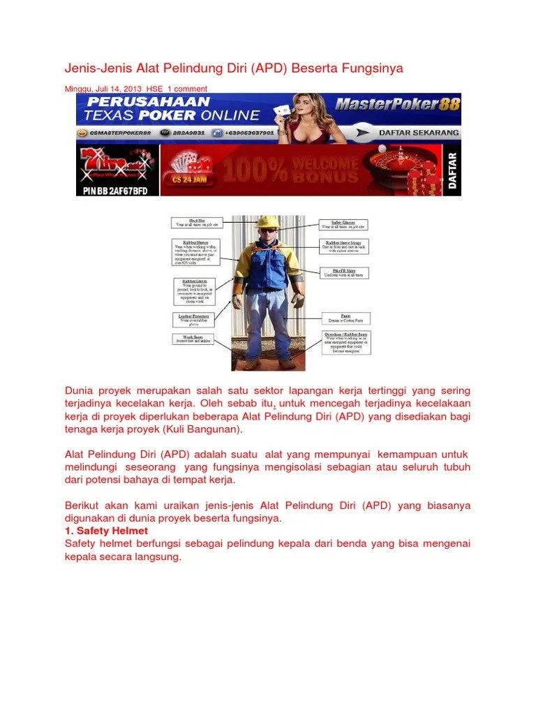 Macam Fungsi APD | PDF