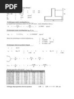 Menghitung Pondasi Tapak Bujur Sangkar | PDF