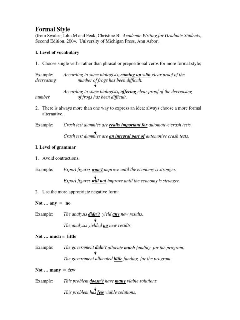 Formal Style PDF | PDF | Artificial Neural Network | Verb