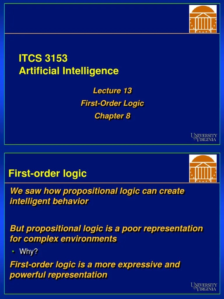 First Order Logic | PDF | First Order Logic | Syntax (Logic)