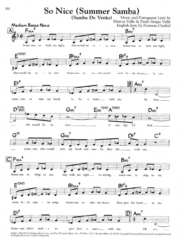 Summer Samba (So Nice) | PDF