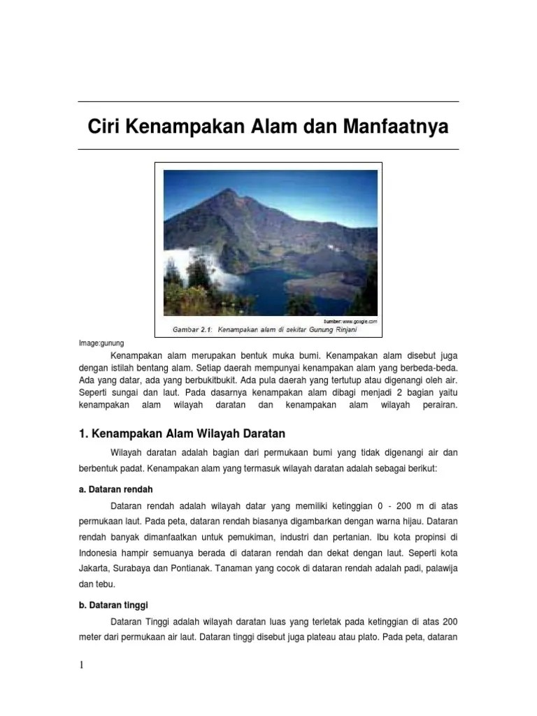 Kenampakan Alam Di Indonesia Beserta Gambarnya Lengkap Aftanalisis Ada beberapa kenampakan alam perairan yang berada di daratan ada pula yang tidak.