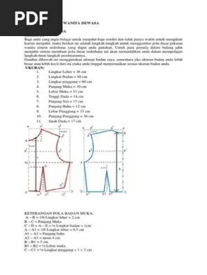 Pola lengan baju wanita versi mudah dan cara memotong polanyalink video ini : Pola Dasar Baju Wanita Dewasa Pdf
