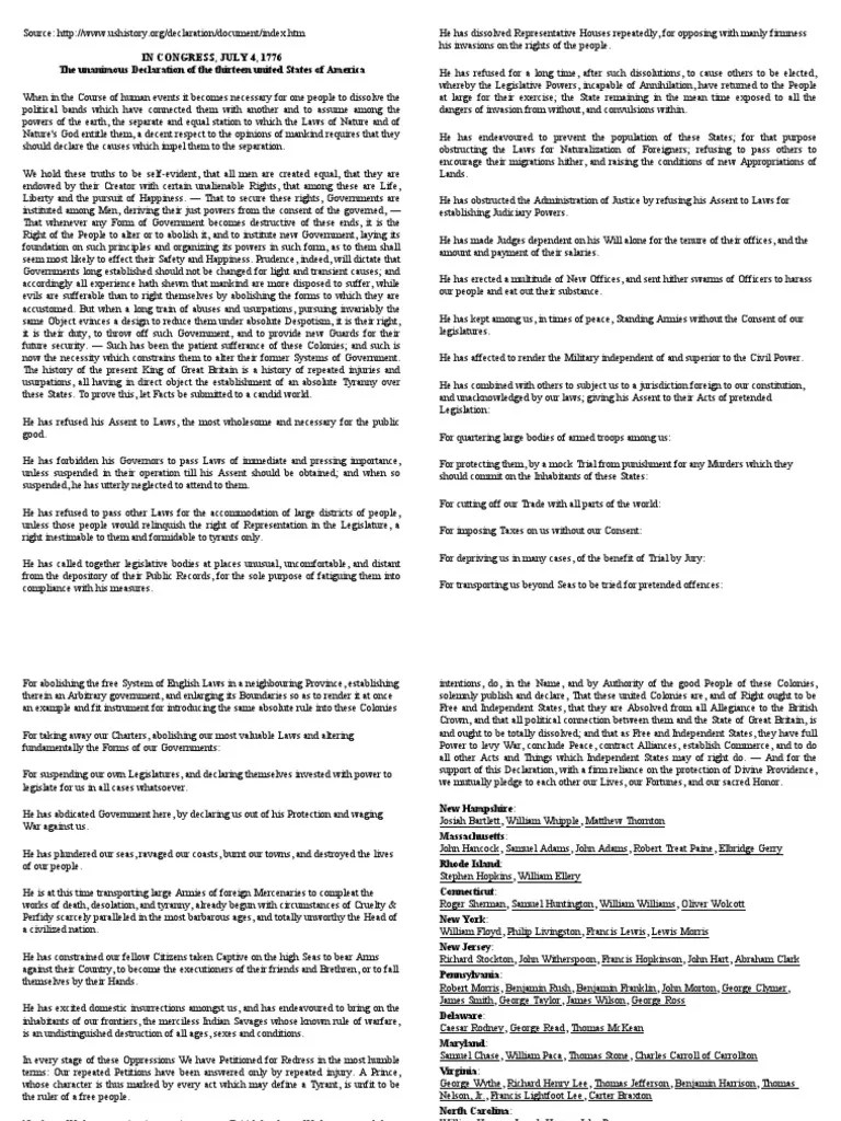 Declaration Of Independence | PDF | Public Sphere | Government