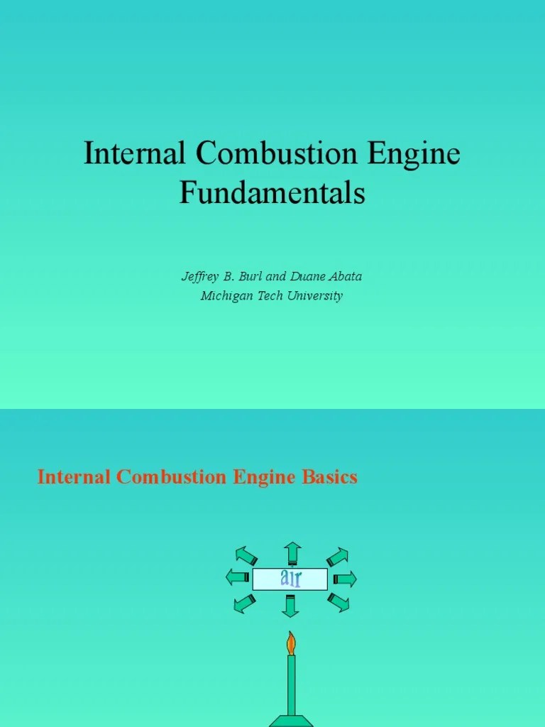 Internal Combustion Engine Fundamentals | Download Free PDF | Internal ...