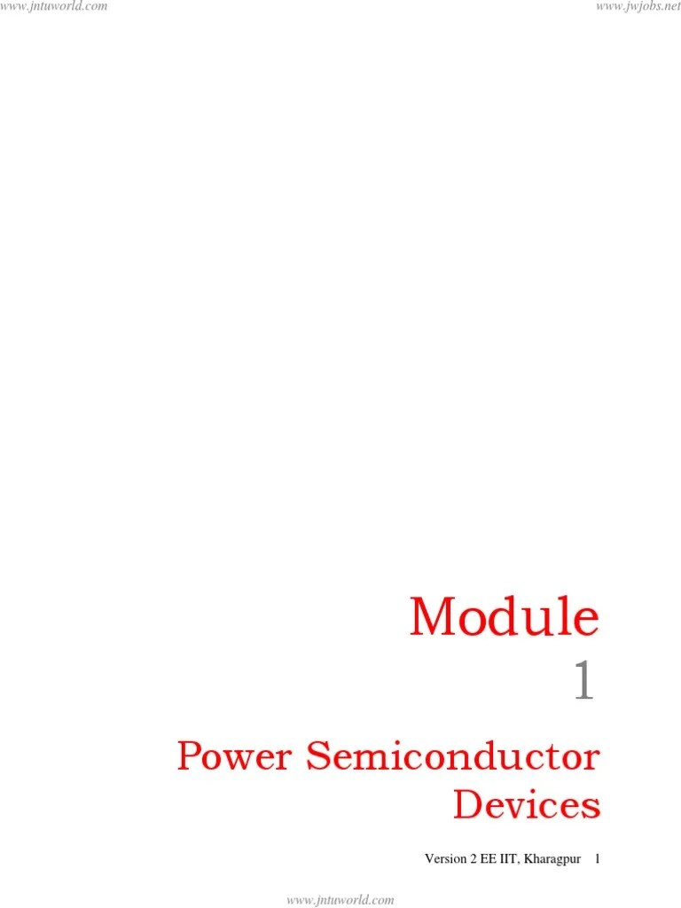 Power Electronics | PDF | P–N Junction | Diode