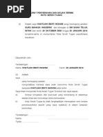 Contoh surat balasan penelitian dari perusahaan; Contoh Nota Serah Tugas Guru Pdf