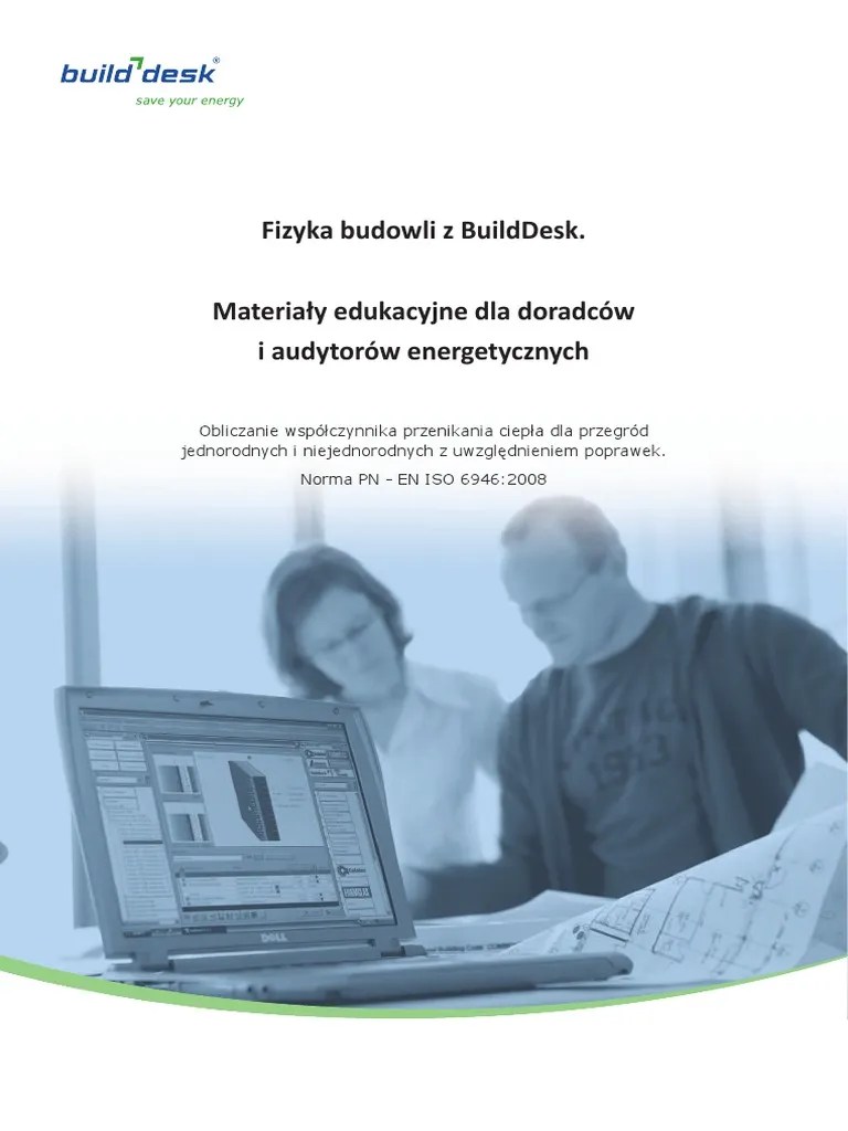 Obliczanie Wspolczynnika Przenikania Ciepla Dla Przegrod Jednorodnych I Niejednorodnych | PDF