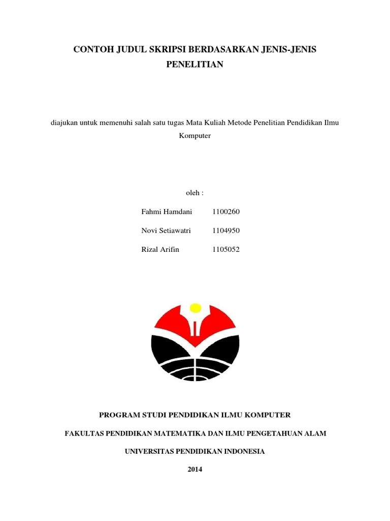 Contoh Judul Penelitian Kualitatif Paud Aa Contoh Dubai Khalifa