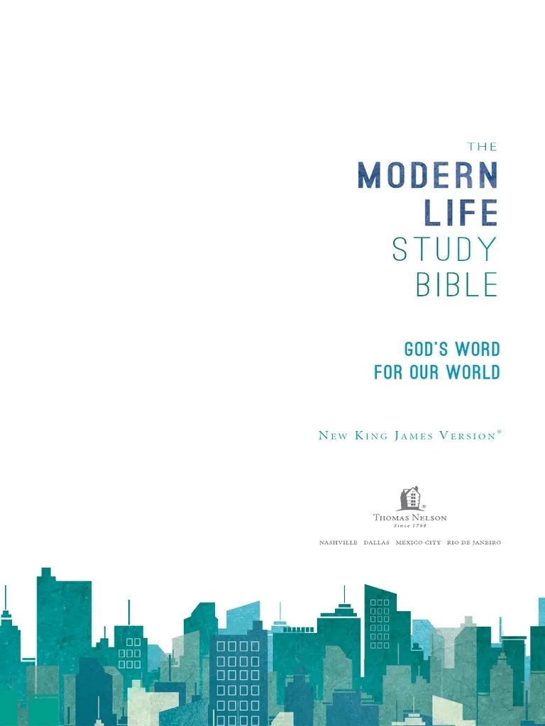 The Modern Life Study Bible - God's Word For Our World (NKJV) | PDF ...