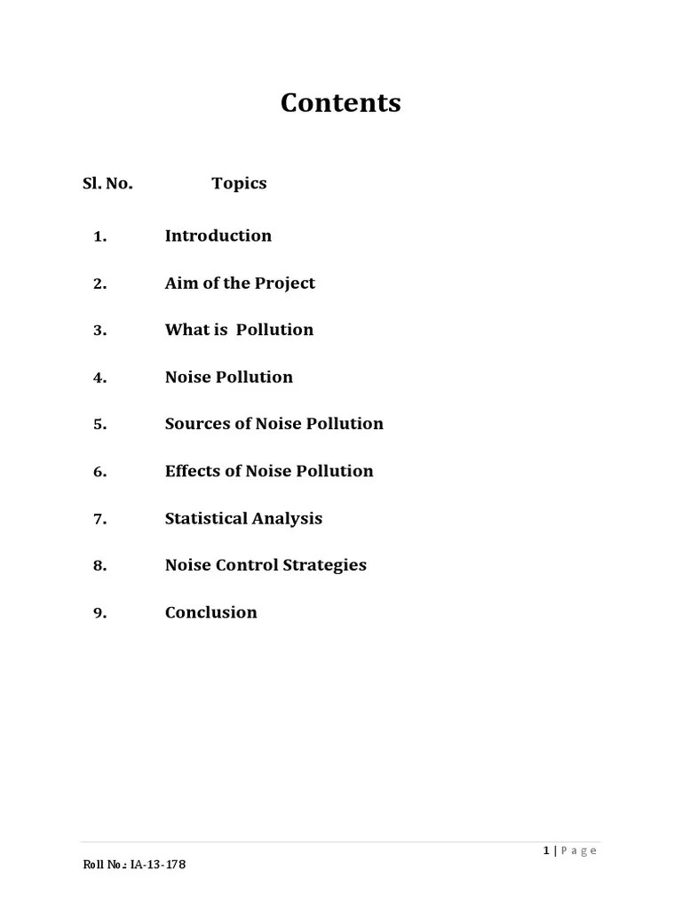 Noise Pollution | PDF | Sound | Pollution