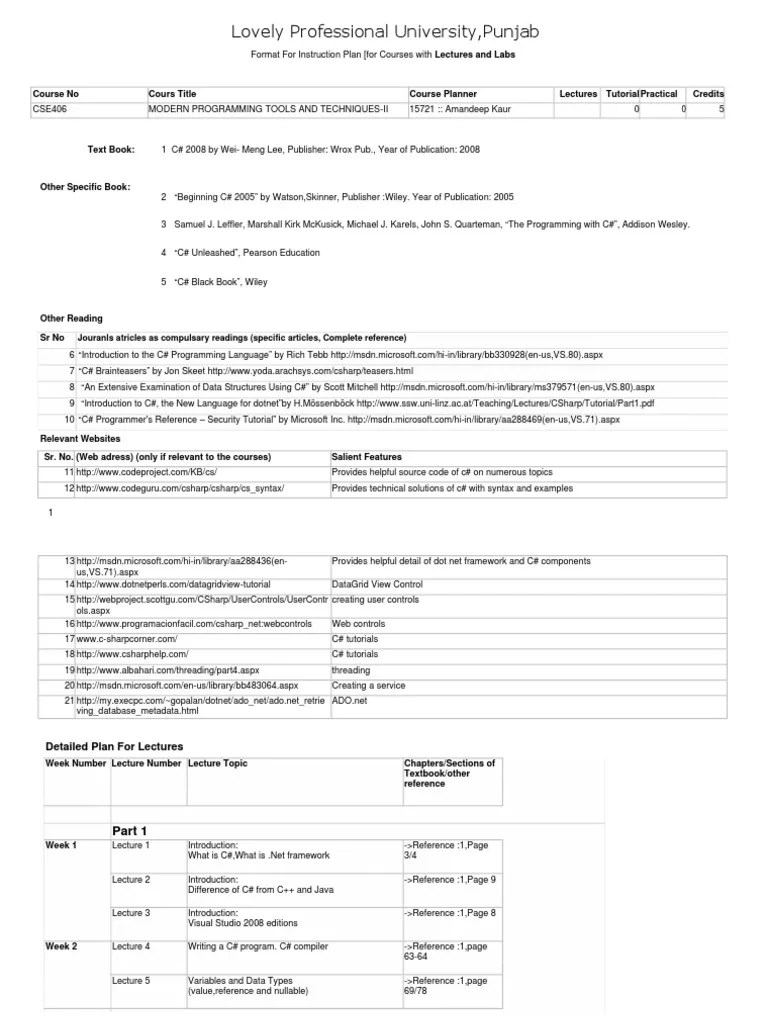 Modern Programming Tools And Techniques-Ll | Download Free PDF | C ...