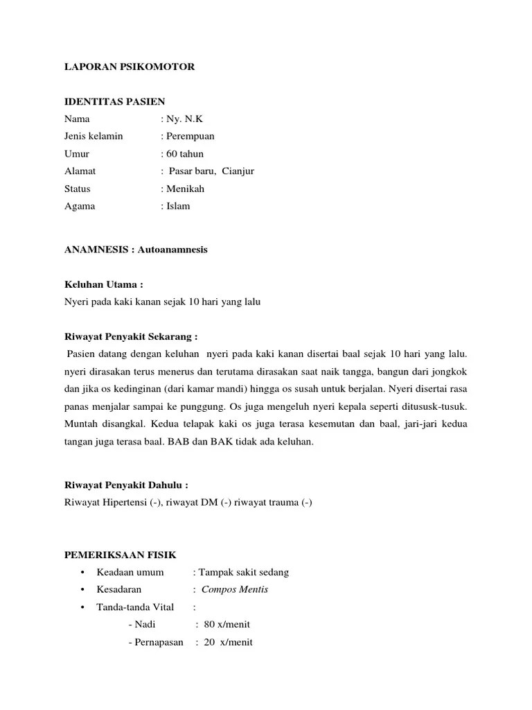 Kasus 6 Radikulopati Lumbal | PDF