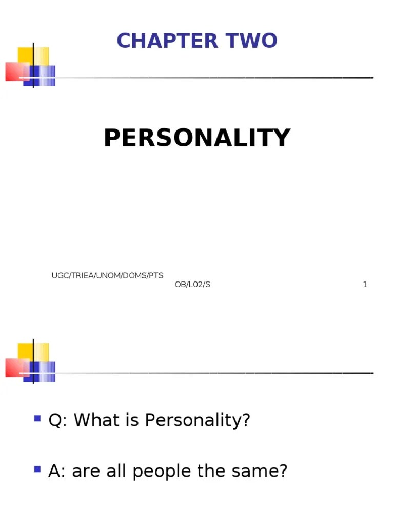 Personality | Download Free PDF | Id | Extraversion And Introversion