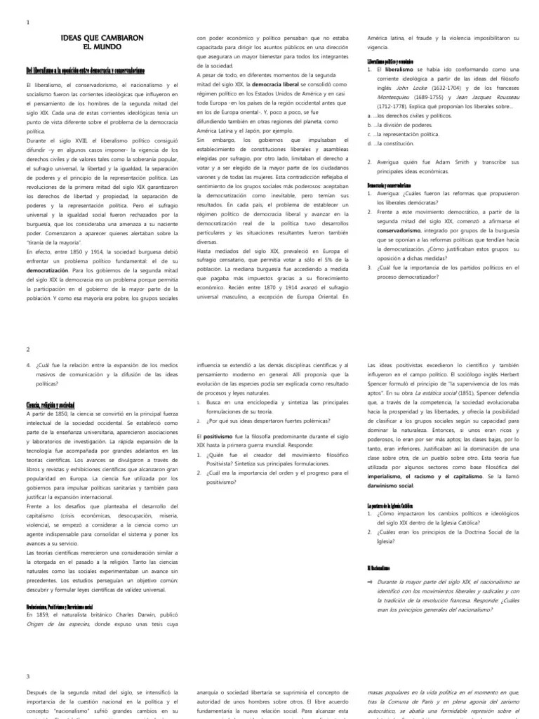 Las Ideas Que Cambiaron El Mundo (2014) | PDF | Anarquismo | Democracia