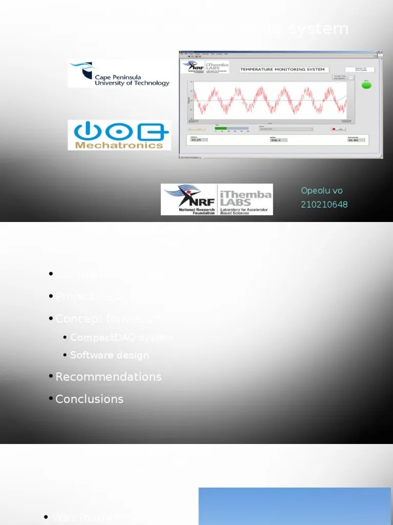 Temperature Monitoring System | PDF | Computers