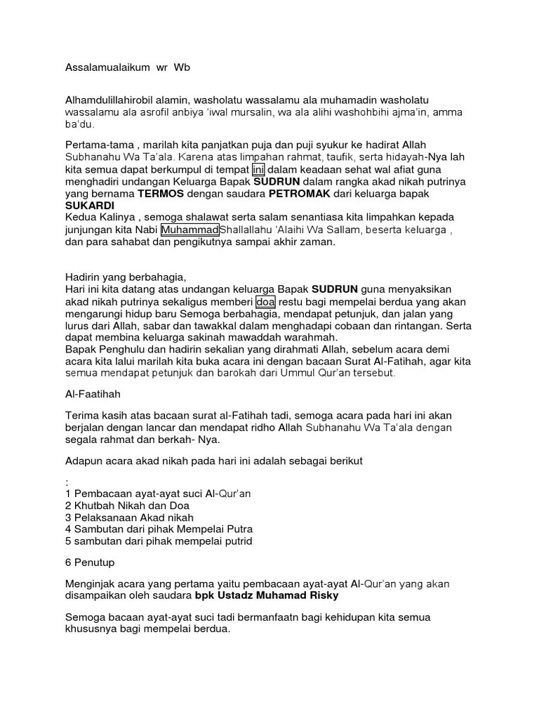 Assalamualaikum WR WB | PDF