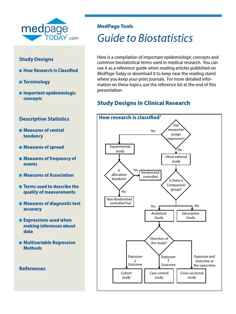 Guide To Bio Statistics | PDF