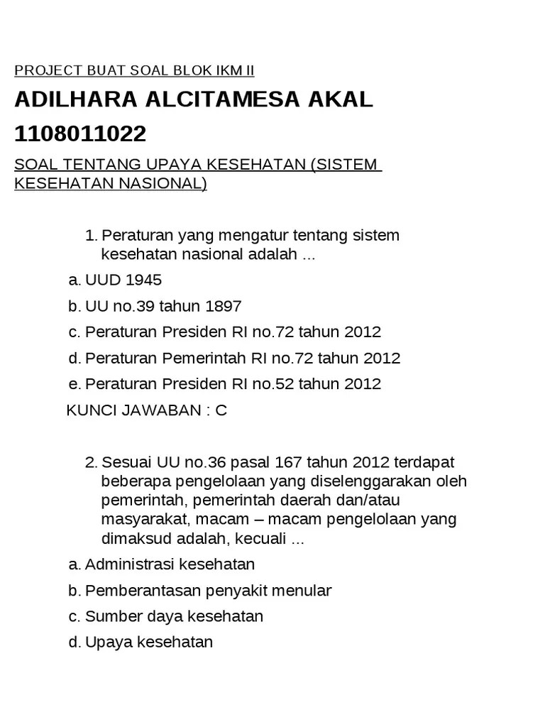 Contoh matkul yang telah diprogram, terlihat pada krs. Soal Latihan Ikm 10 Nomor Fk Undana Skn Pdf