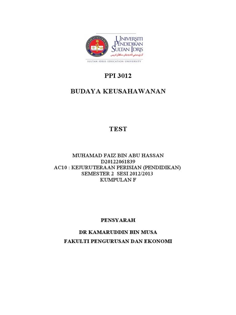 Muka Depan Assignment - My Assignments